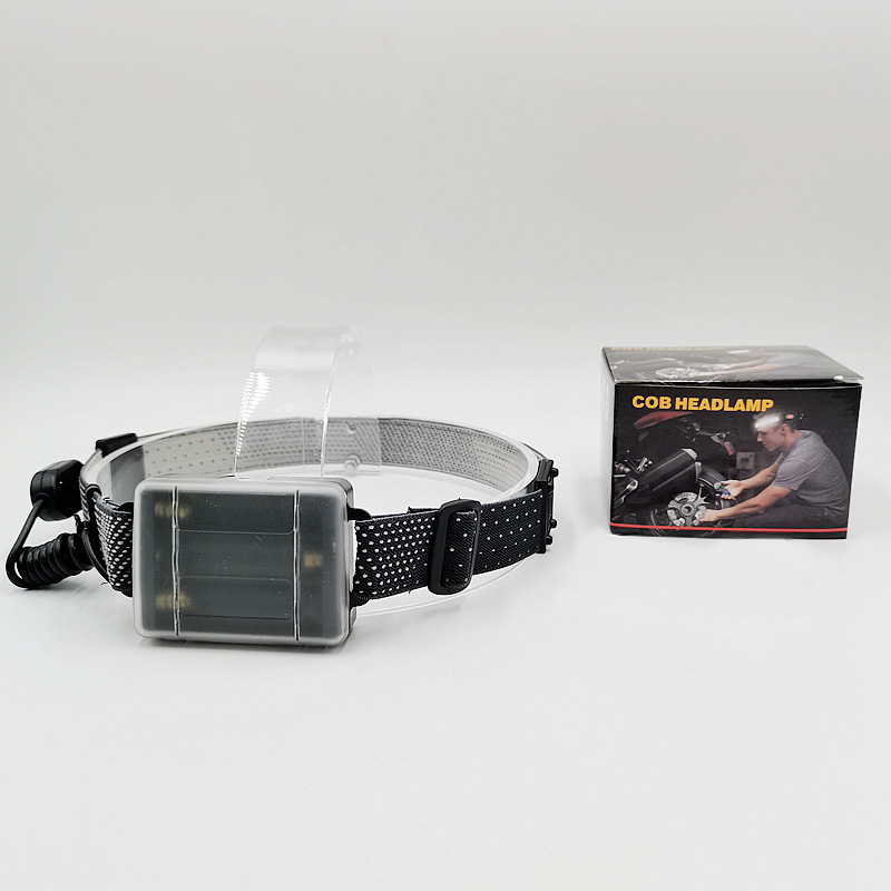 COB Strong headlight mini head-mounted running headlight charging night running floodlight supply Specification image