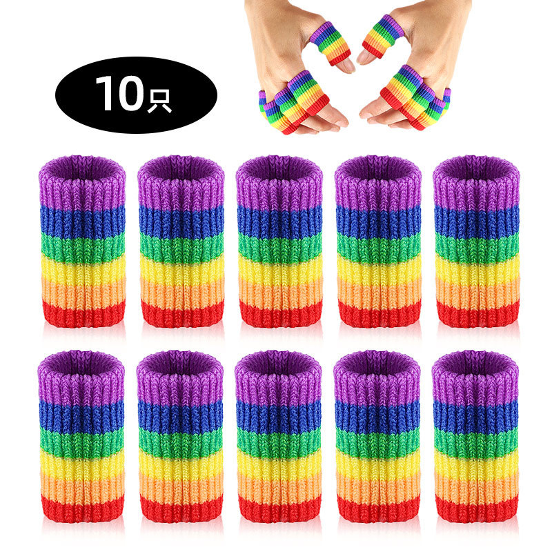 Rainbow finger cuff