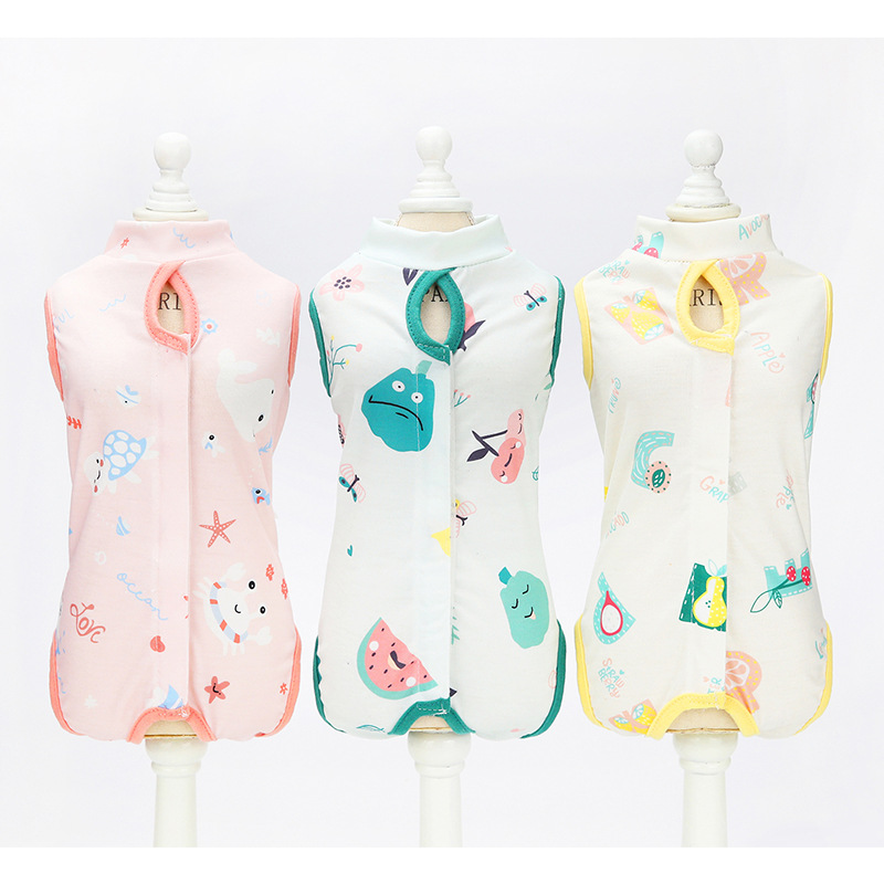 Cat sterilization clothing, female cat sterilization surgical clothing, weaning clothing, soft and thin four-legged cat anti-lick and warm wholesale details Picture