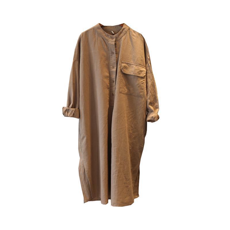 Wholesale of new casual shirts, mid-length skirts and spring tops for women from the Cotton, Linen and forest series Item Picture