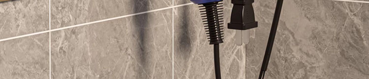 免打孔吹风机置物架卫生间壁挂式收纳支架浴室风筒收纳架省空间详情25