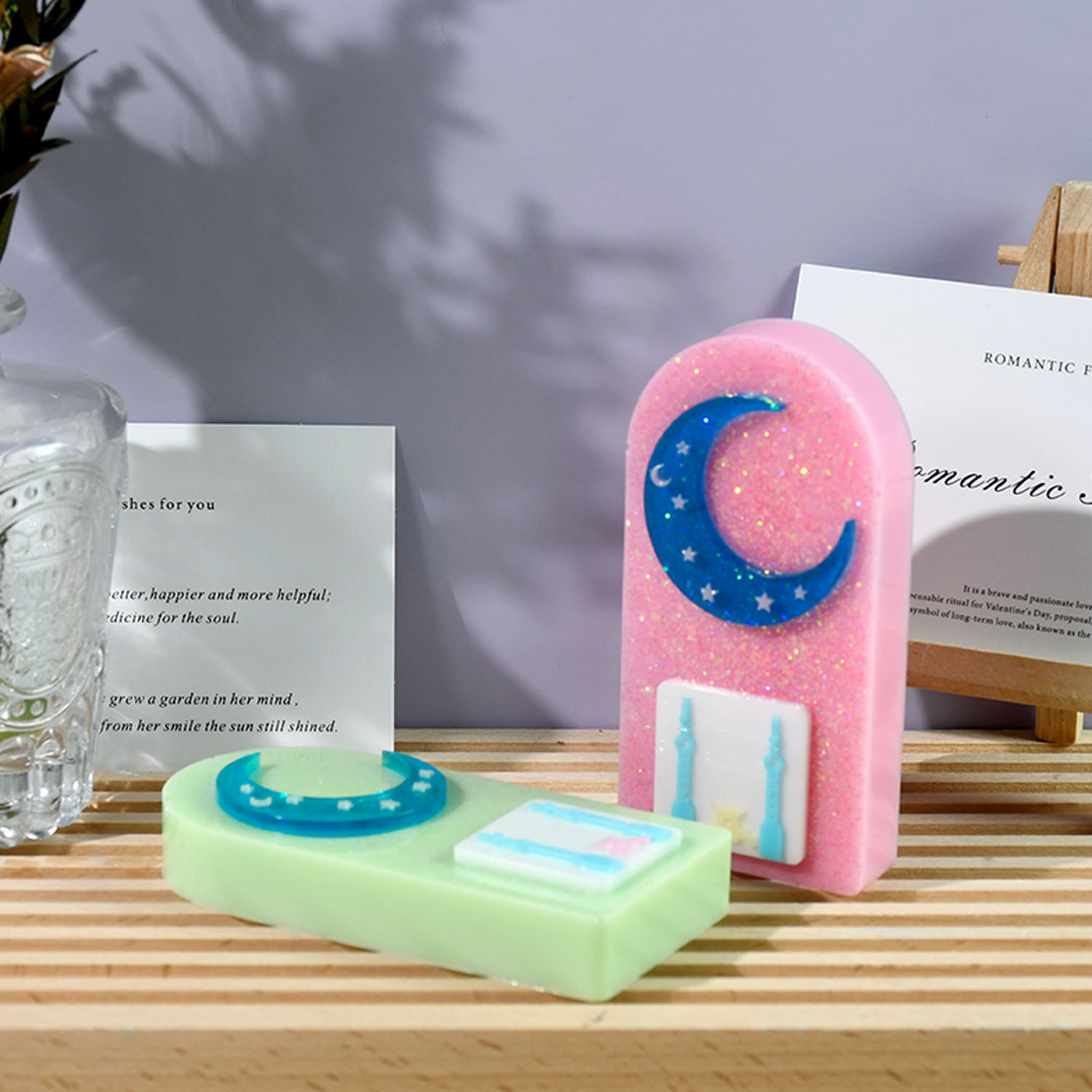 diy resin mold, Moon castle arched decorative item, silicone mold, gypsum scented candle mold details Picture