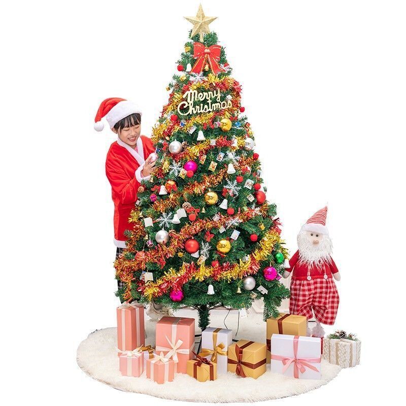 New Encryption Christmas Tree Package 1.5M 1.8/2.1M Shopping Mall Home Christmas Tree Set Family With Light Tree Item Picture