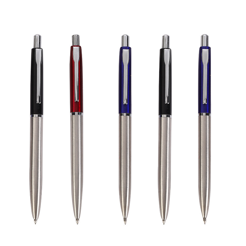 Strict Selection Advertising Press Metal Ballpoint Pen Business Gift Metal Pen Laser Logo Press Metal Oil Pen Item Picture