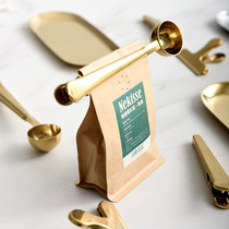 Coffee spoon measuring spoon Coffee beans coffee powder sealing clip measuring spoon coffee utensils bean spoon measuring spoon