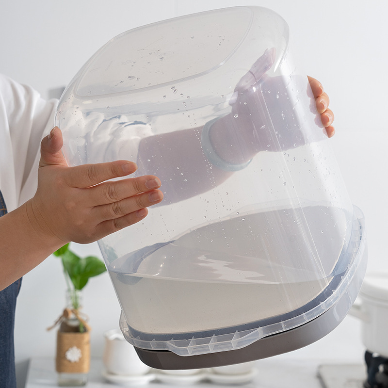 Plastic multi-grain flour rice jar details Picture