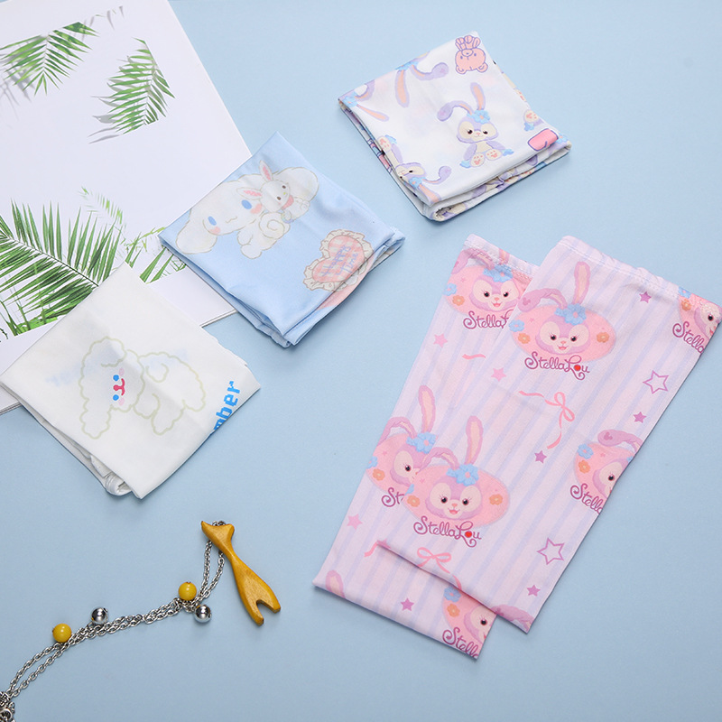 Stardew ins Hyuna Artistic Cartoon cute Sun Protection Women's sleeves, arm guards, ice silk sleeves and UV-resistant gloves Application Scenario