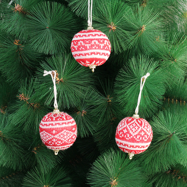 23 New Christmas Products Knitting Ball Christmas Tree Pendant Christmas Decorations Christmas Gifts Yarn Ball details Picture
