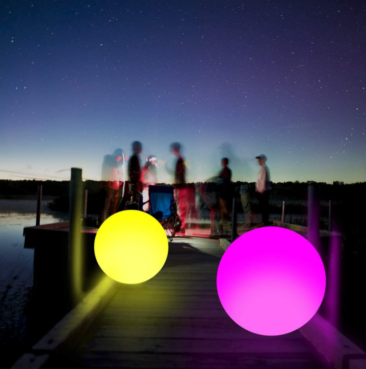 发光PVC充气球遥控球户外玩具沙滩充气球