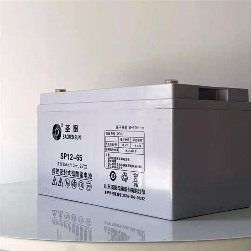 圣阳12V65AH 圣阳SP12-65免维护铅酸蓄电池UPS电源太阳能胶体电池详情图4