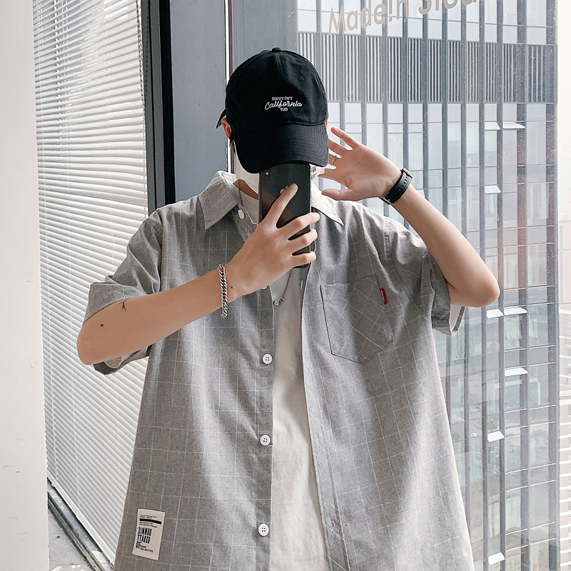 衬衫/衬衫男士长袖休闲/衬衫冰丝/男装男士长袖衬衫正品/亚麻长袖衬衫细节图