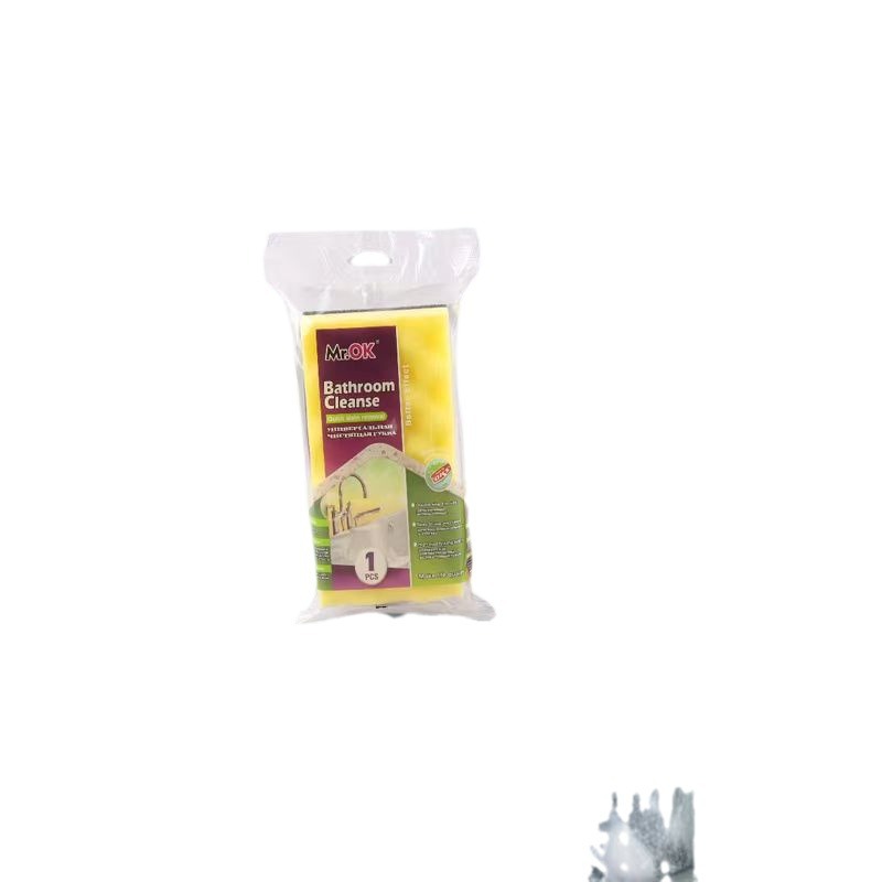 Manufacturers Wholesale High-Density Rubber Soaked Sand Containing Double-Sided Dishwashing Sponge Wipe Clean Sponge Block Bathtub Brush Item Picture