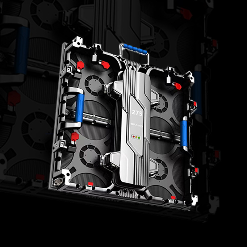 led display rental screen 500*500mm, exhibition hall LED advertising video wall, high-definition LED rental screen Specification image