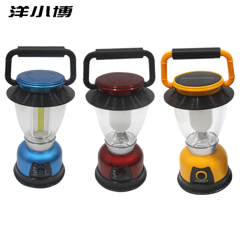New solar-powered LED portable camping light, USB charging, retro horse lamp, outdoor camping emergency light Item Picture