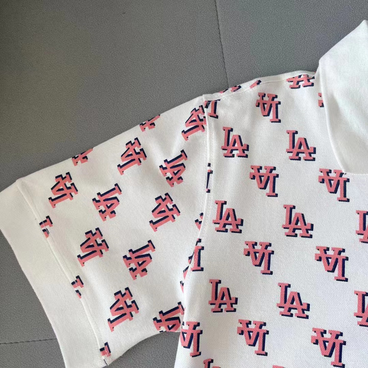 South Korea Fashion Brand New Summer Ladies Full Print Small Fresh Mid-Length Women's Mlb Polo Skirt Application Scenario