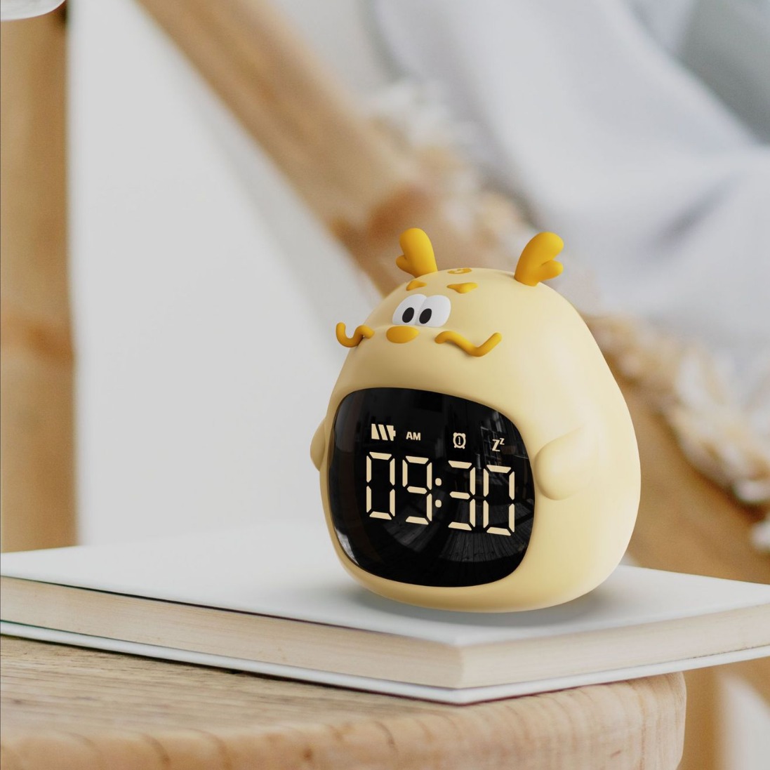 Chubby Dragon Creative Alarm Clock, Student Alarm Clock, Cute Alarm Clock, Cartoon Alarm Clock, Chinese Dragon Alarm Clock, Dragon Application Scenario