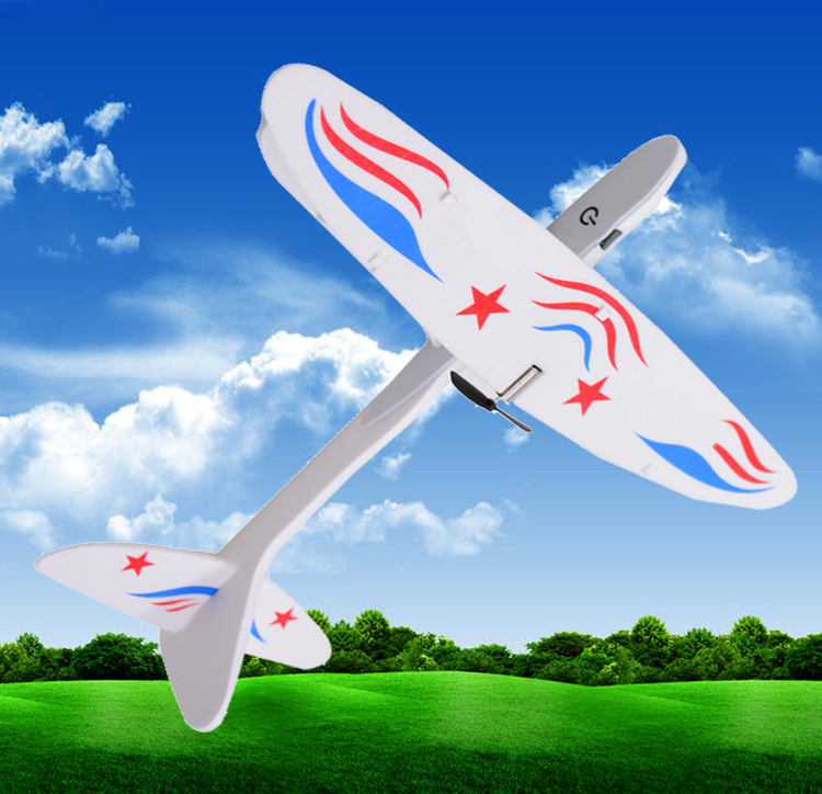 Model aircraft biplane electric flying glider model aircraft assembly model electric biplane aircraft model Specification image