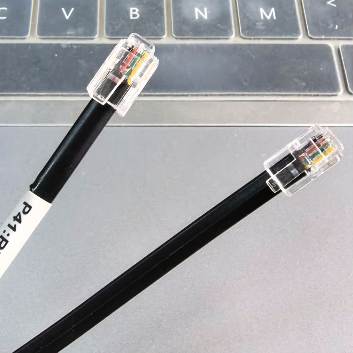 4-core telephone line, RJ11 interface, oxygen-free copper landline, engineering home decoration voice line, office phone extension line Application Scenario