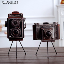 新中式复古照相机摄影机树脂摆件家居客厅酒柜样板房装修装饰品