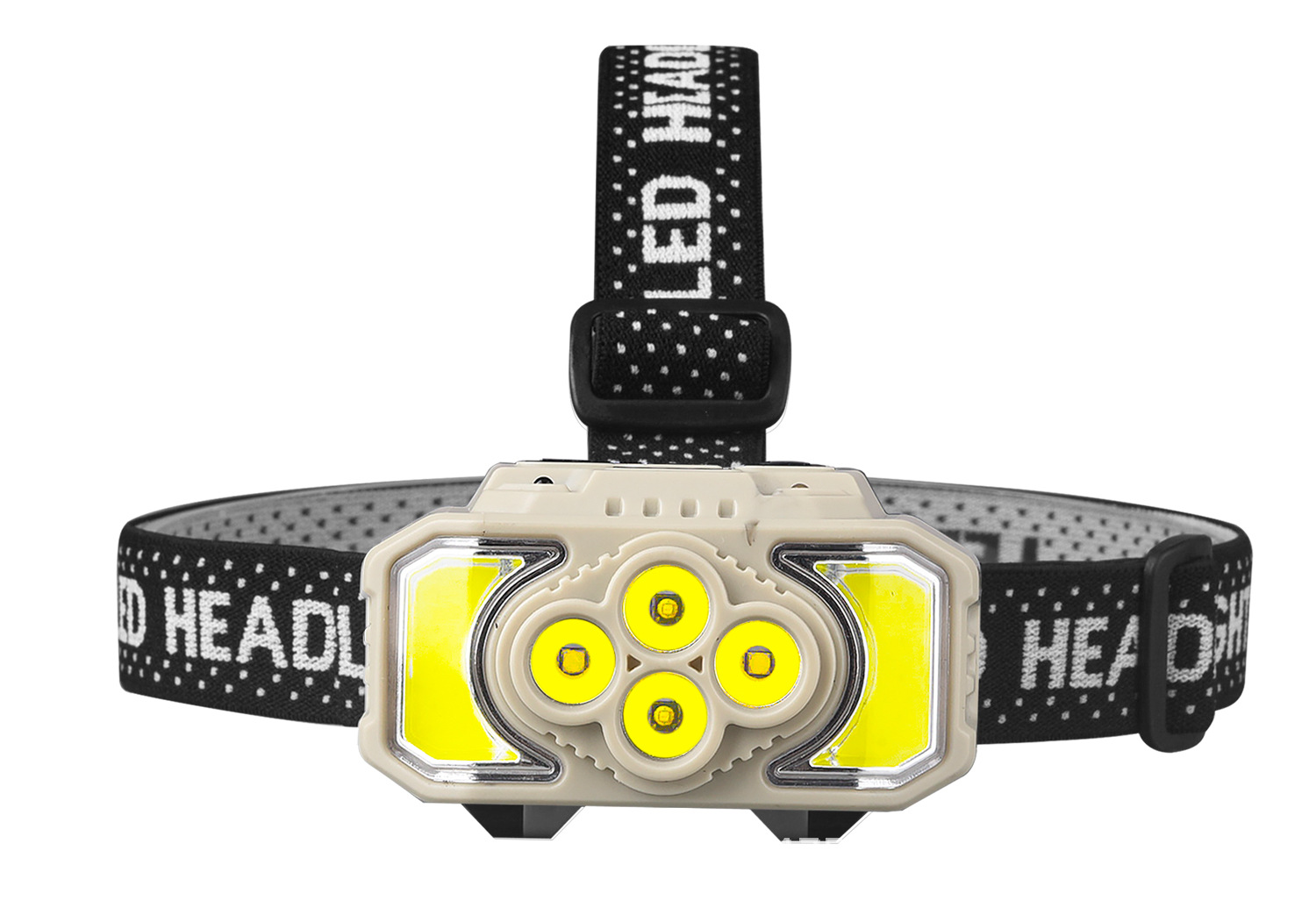 Outdoor lighting portable head-mounted headlamps, LED lighting headlamps, head-mounted lighting lamps, flashlights details Picture
