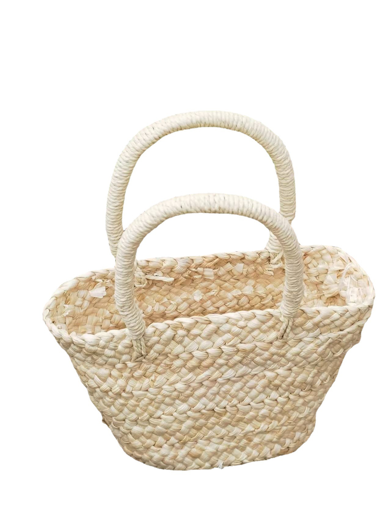 Fashionable Casual Straw Bag High Quality Corn Husk Woven Tote Beach Bag Children's Small Bag Application Scenario