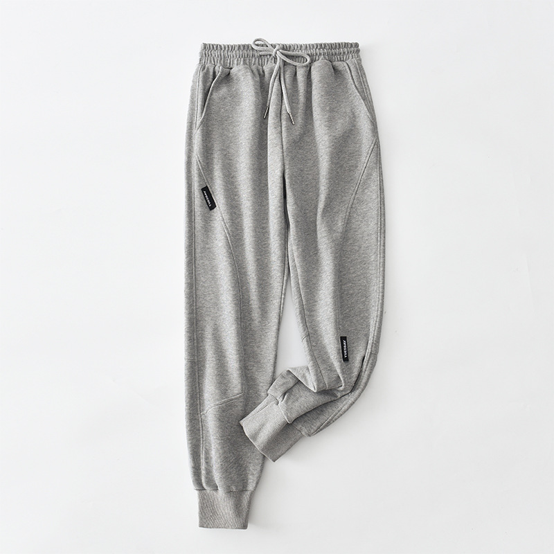 Spring And Autumn New Casual Splicing Women's Pants Korean Version Of Fashion Casual Loose Bunched Feet Haren Pants Women A Piece Of Hair details Picture