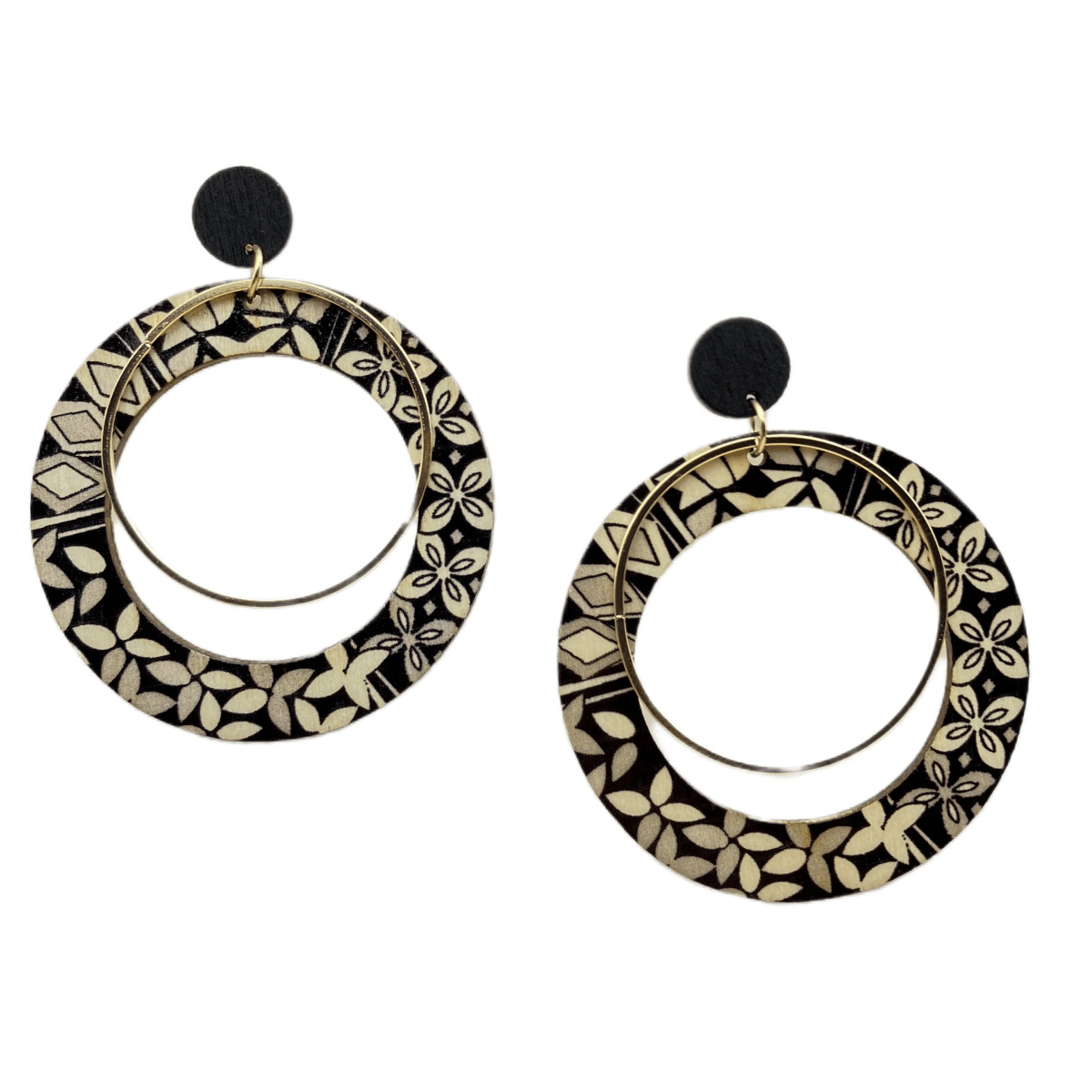 Cross-Border Japanese Earrings Foreign Trade Yiwu Jewelry Manufacturers In The Stock Of Antique Retro Jewelry New Item Picture