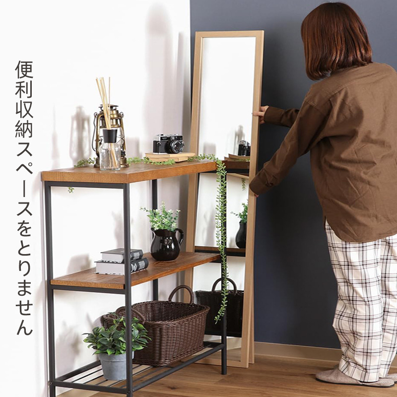 落地镜/全身镜/照明灯饰/红色大喜日子镜子/穿衣镜少女简约细节图