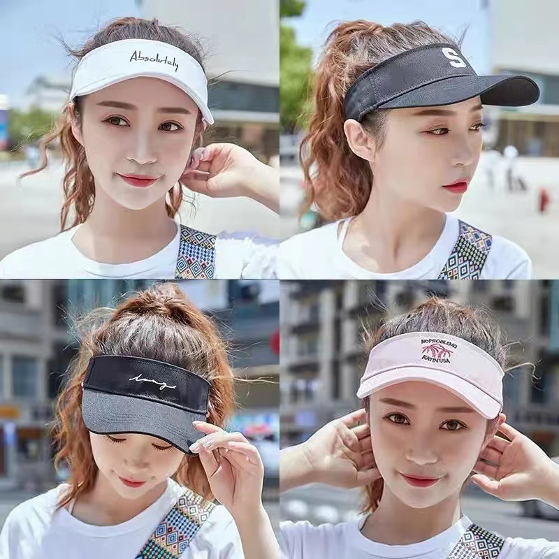 Empty Top Hat Female Summer Sun Sun Hat Korean Version Students All Wear No Top Cap Net Red Fashion Visor Specification drawing