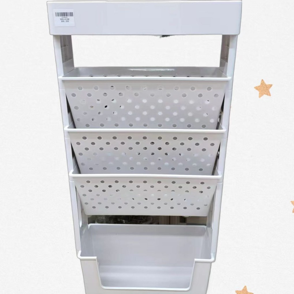 Portable bookshelf with wheels, floor-standing storage rack, bookstand trolley, first-class cabin, classroom, desk book storage details Picture