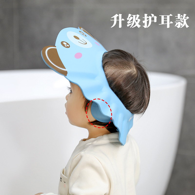 洗头神器儿童浴帽婴幼儿洗发帽宝宝洗头帽防护帽洗澡洗头护耳帽详情图2