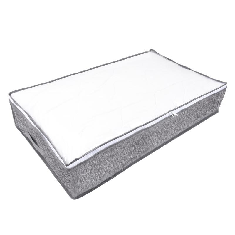 Amazon bed bottom storage box Flat large capacity non-woven quilt storage bag Clothing quilt storage box Item Picture