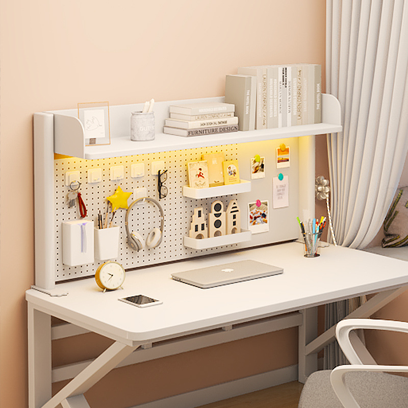 The popular student study desk storage rack, desktop storage rack, multi-layer pegboard bookshelf on the computer desk Application Scenario