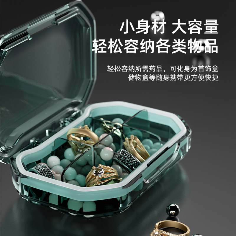 随身药盒便携式小药盒药丸药品分装盒装药小盒子分药器小号迷你细节图