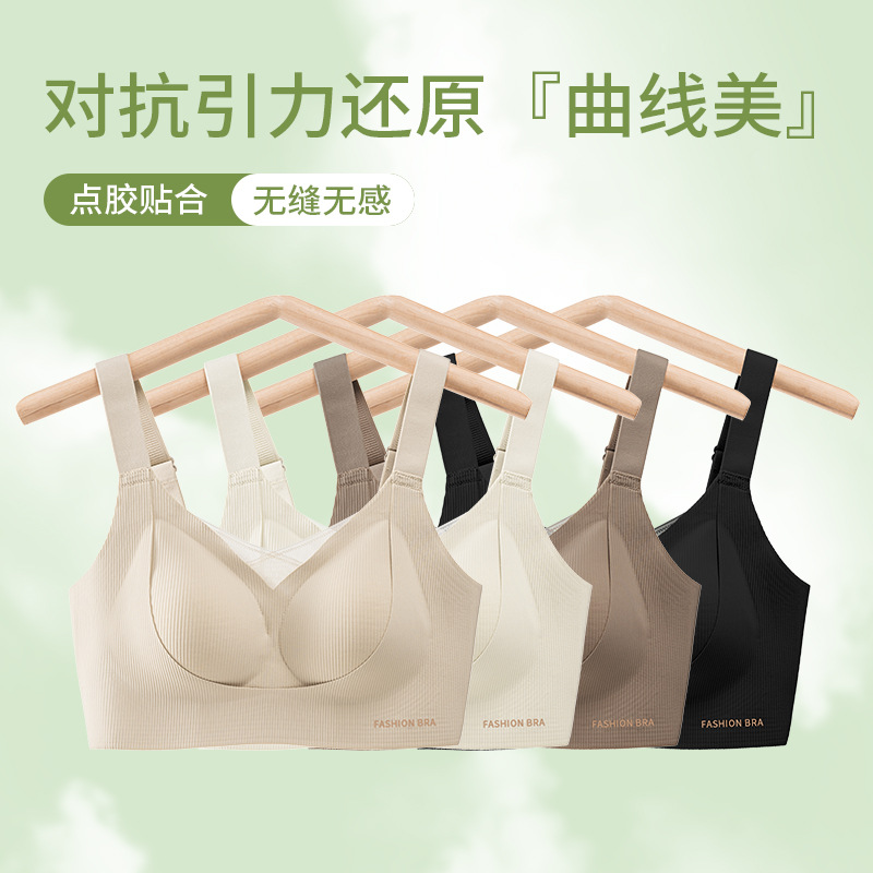无钢圈文胸实物图
