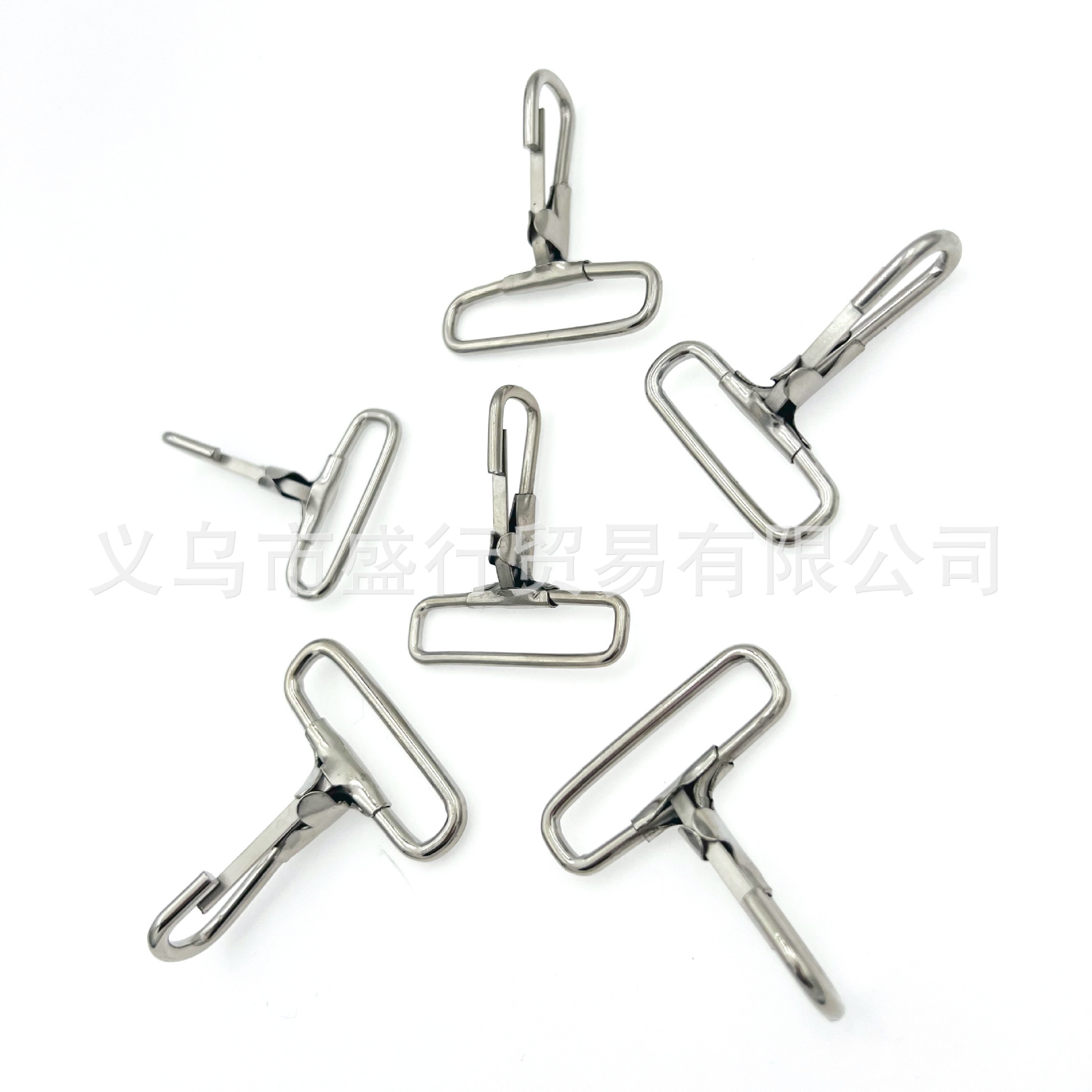 En stock venta directa de la fábrica hebilla de alambre de metal gancho de acero de manganeso gancho de hoja de manganeso cinta de tejido equipaje y bolso gancho de hierro para decoración de ropa Specification image