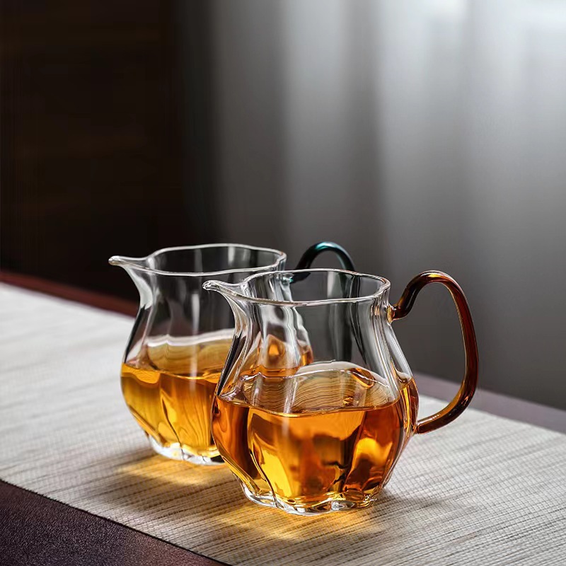 南瓜玻璃公道杯/公道杯茶具细节图