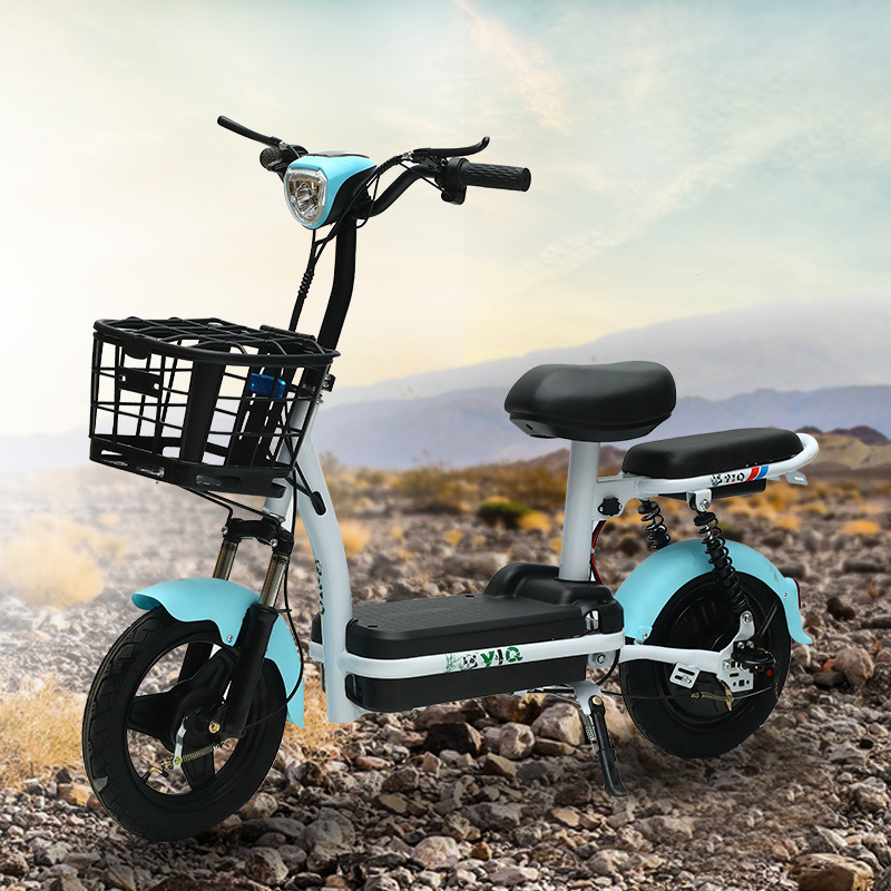 The New Electric Car Small New National Standard Electric Bicycle Yadi Emma The Same Tram Parent-Child Walking Battery Car details Picture