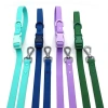 Hot-selling new pet supplies: PVC multi-functional waterproof leash, silicone-like dog leash, rubber-coated webbing dog chain Item Picture