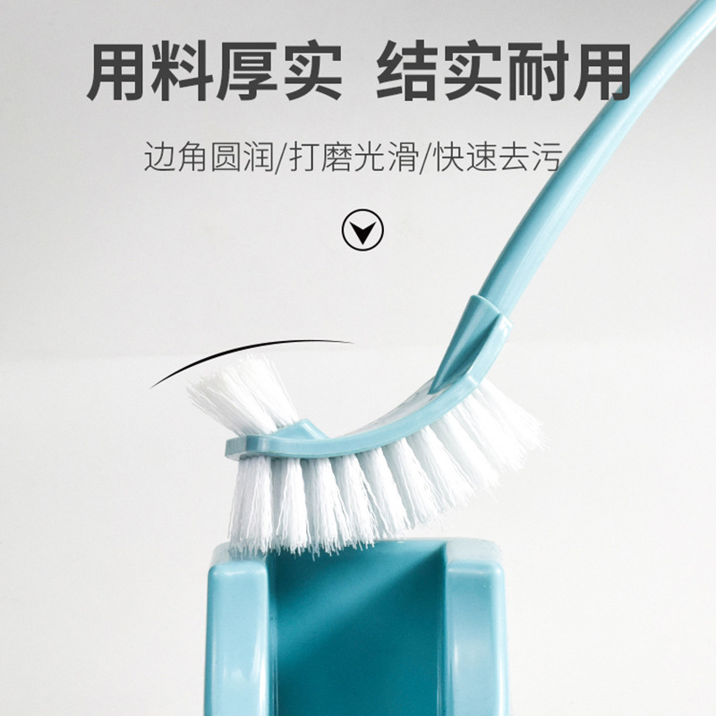 Household Toilet Brush Set Creative Toilet Wash Toilet Brush Long Handle No Dead Angle Cleaning Artifacts Crevices Brush details Picture