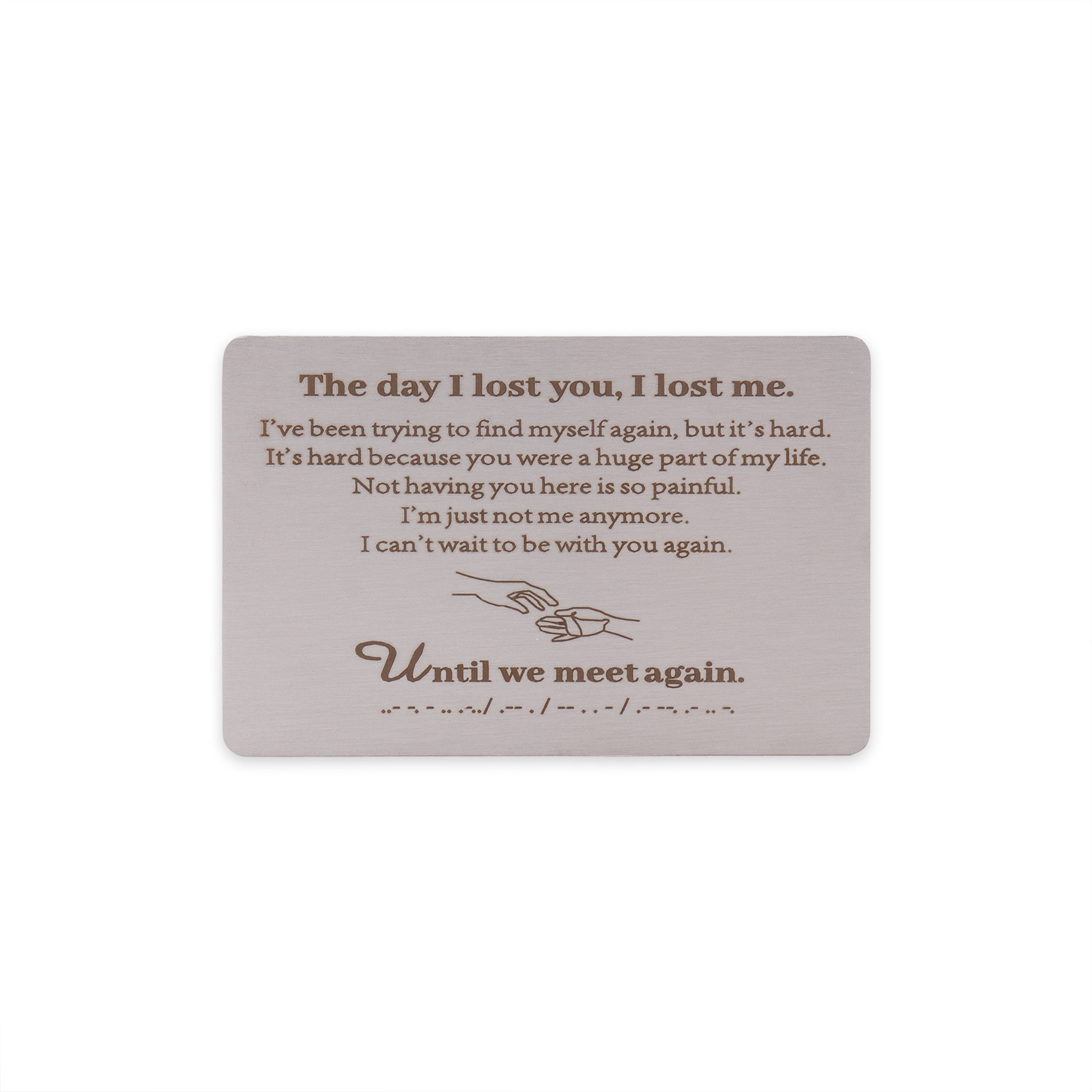 Purchase Options for Stainless Steel Card