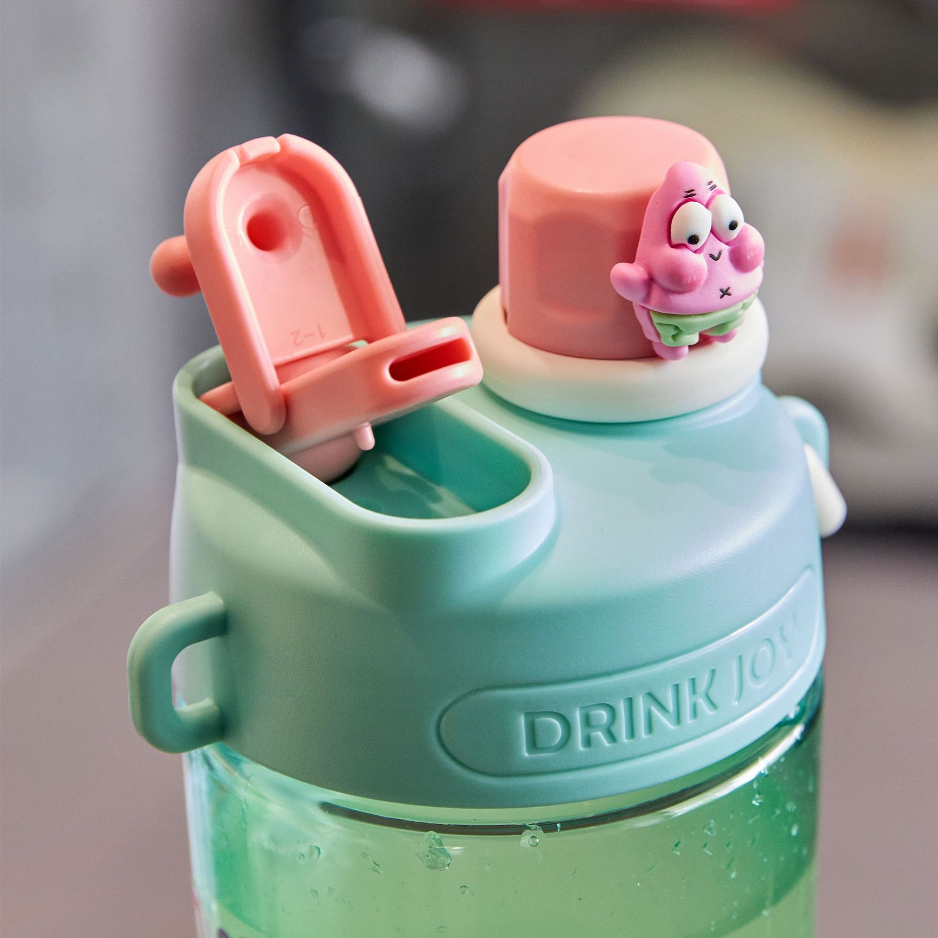 The New Small 2023 Summer Tritan Plastic Straw Cup Water Bottle For Girls And Children Going To School details Picture