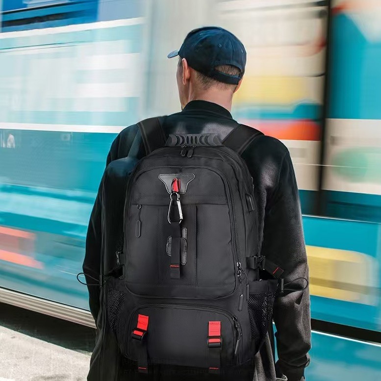 New men's large-capacity commuting and business backpack for autumn 2024, outdoor travel, hiking and multi-functional mountaineering bag details Picture