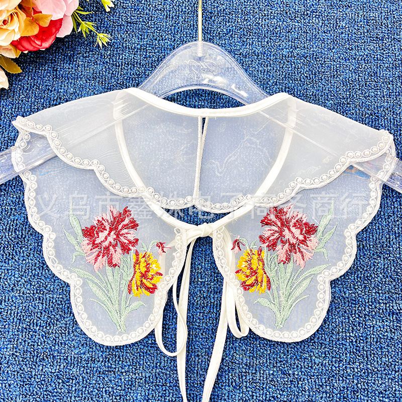 Embroidered lace, women's clothing, versatile collars, accessories and decorations Specification image