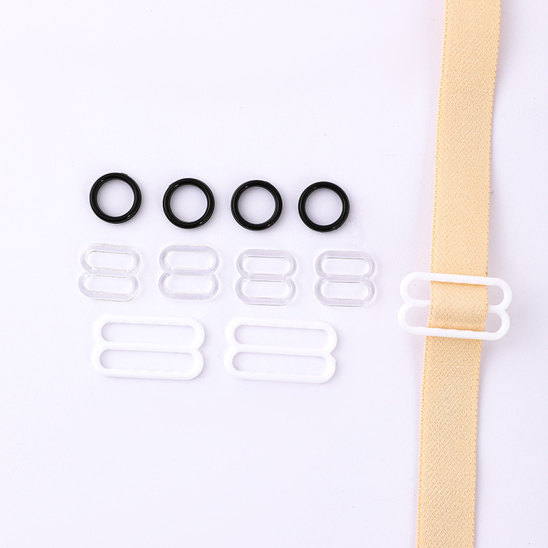 厂家现货供应0字扣8字扣9字扣哺乳肩带文胸塑料内衣