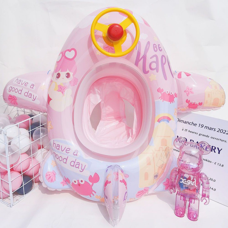 Baby Swim Ring Thickened Child Boy Hot Spring Float Ring Boy Baby Child Sit Ring Boy 1-2-3-4-5 Years Old Specification drawing