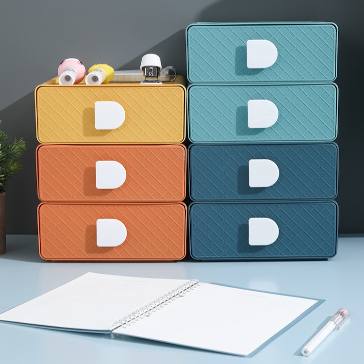 Yzt 1075 Office Storage Cosmetics Organizer Desk Drawer Storage Room Desktop Storage Box Application Scenario