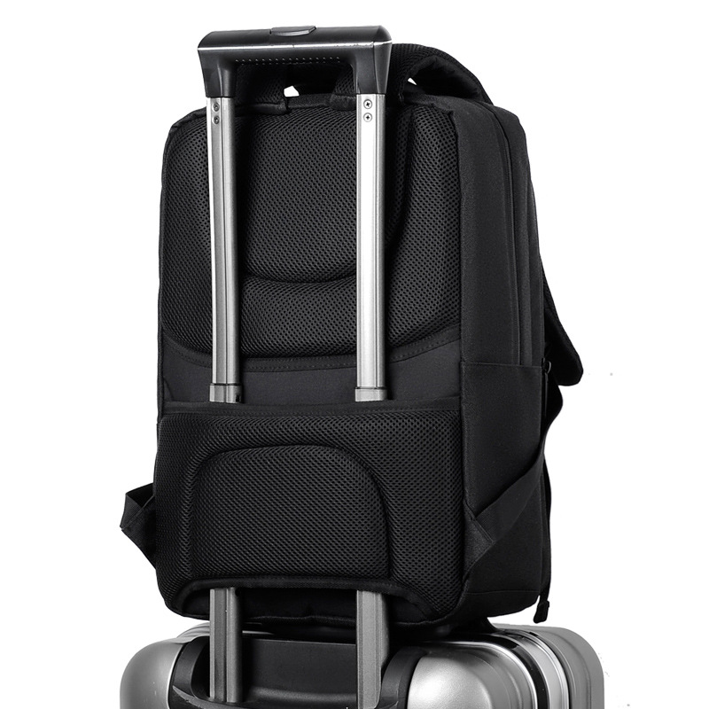 商务防水背包男士多功能电脑包时尚双肩包大容量旅行包 可印logo详情图3