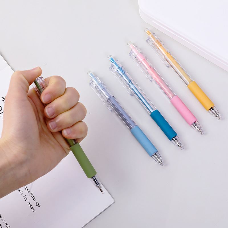 Morandi Color Neutral Pen Student Ins Press Pen Macaron Bullet Exam Office Signature Pen Specification drawing