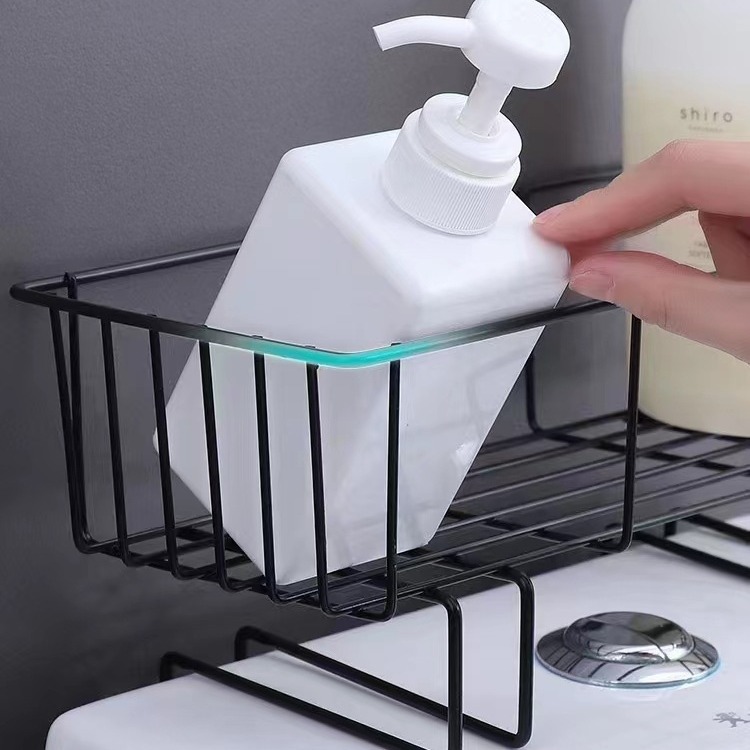 Toilet Shelf Organizer Toilet Multi-Functional Wall Hanging Table Dual Storage Shelf Storage Rack Specification drawing